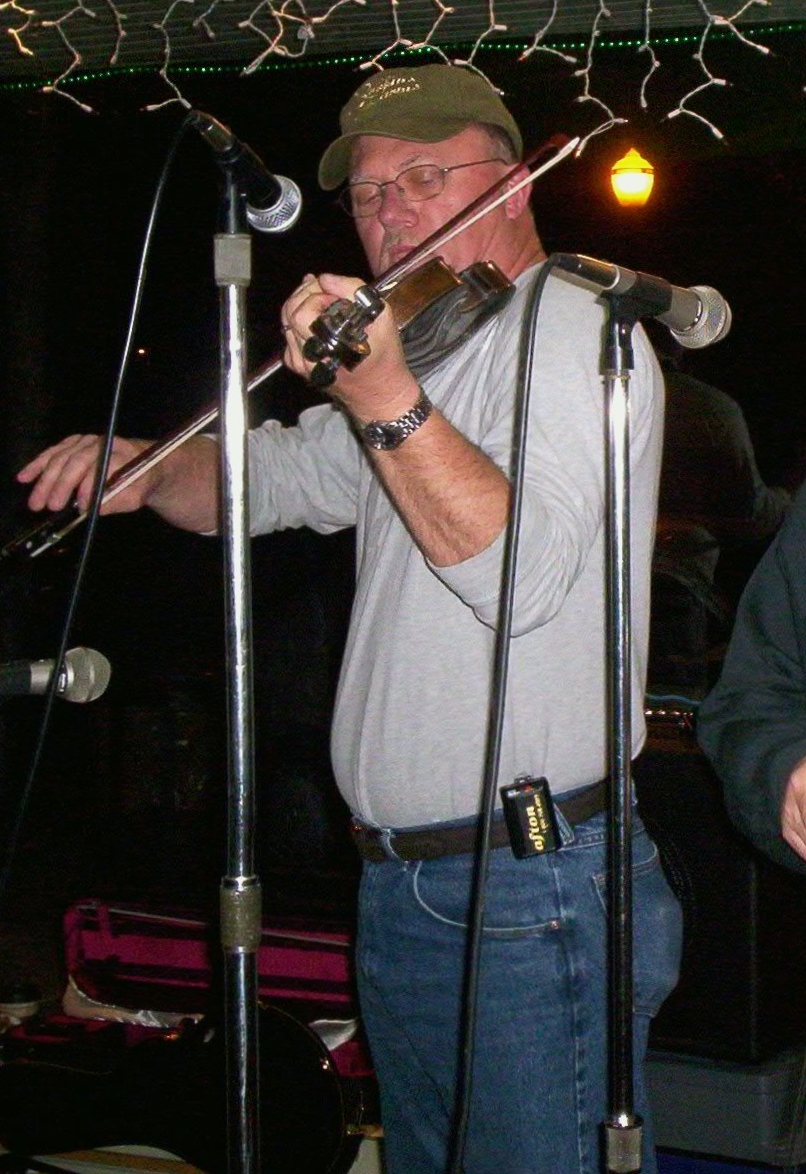 Jim playing fiddle